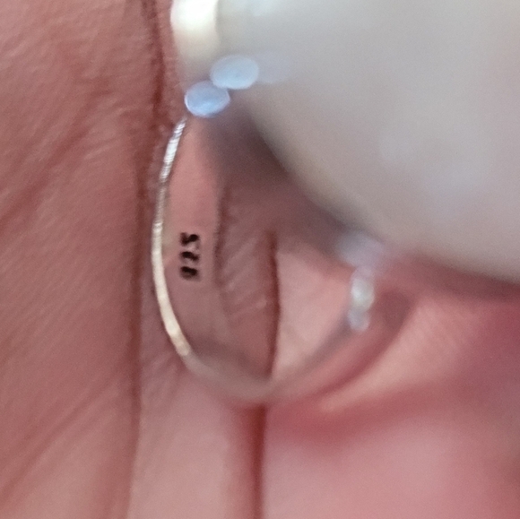 🌛Rainbow Moonstone Gemstone Boho Sterling Silver Ring - Picture 5 of 5